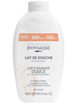 Byphasse Sweet Almond Κρεμώδες Αφρόλουτρο 600ml