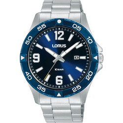 Lorus Ανδρικό Ρολόι με Ασημί Μεταλλικό Μπρασελέ RH989QX9