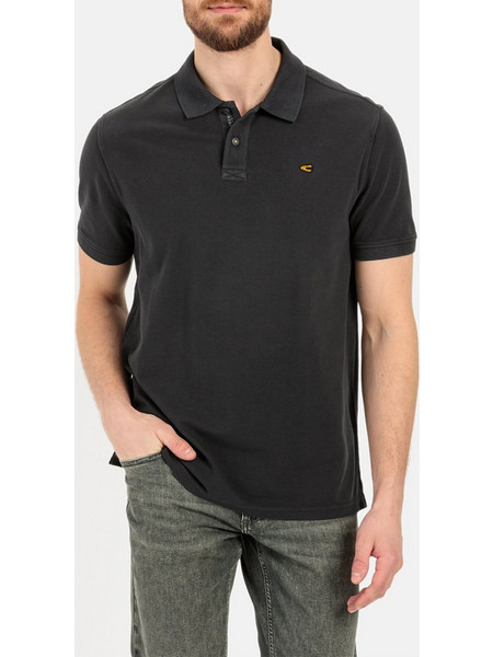 Camel Active Ανδρική Μπλούζα Polo Κοντομάνικη Μαύρη C241-409965-3P00-88