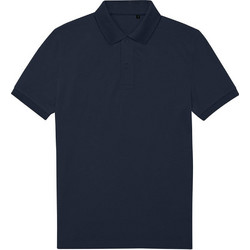 B&C Collection Ανδρική Μπλούζα Polo Κοντομάνικη Navy Μπλε PU428