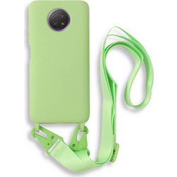 Bodycell Silicone Color Strap Back Cover Green (Xiaomi Redmi Note 9T 5G)