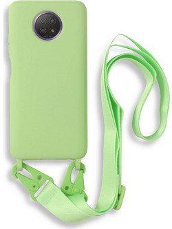 Bodycell Silicone Color Strap Back Cover Green (Xiaomi Redmi Note 9T 5G)