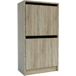 Alphab2b Παπουτσοθήκη Ξύλινη Sonoma M28xΠ50xY94cm GR-ROLF-1