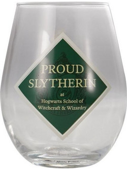 Ποτήρι Νερού Γυάλινo Harry Potter Slytherin Διαφανές Πράσινο 325ml 494735055453494734