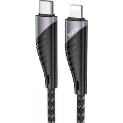 Hoco U95 Braided USB-C to Lightning Cable 20W 1.2m Black 6931474741462