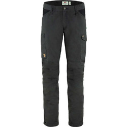 Fjallraven Kaipak Ανδρικό Παντελόνι Cargo Ελαστικό Κανονική Εφαρμογή Μαύρο F86550-030-550