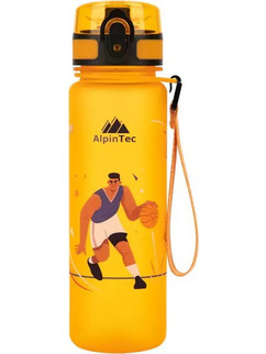 Alpintec Basket Παιδικό Παγούρι Πλαστικό BPA Free Κίτρινο 500ml
