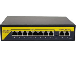 300013 Unmanaged L2 Switch με 8 Θύρες Ethernet 100Mbps και 2 SFP θύρες