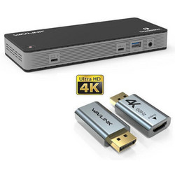Wavlink WL-UTD21H Thunderbolt 3 Docking Station με HDMI 4K PD και Σύνδεση 2 Οθονών