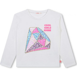 Billieblush Παιδικό T-Shirt Μακρυμάνικο Λευκό U20475-121