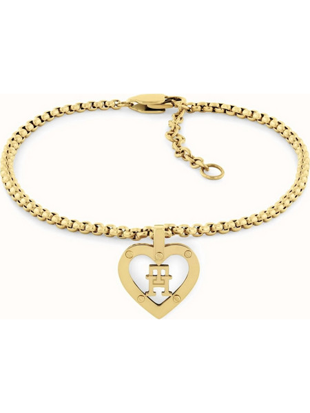 Tommy Hilfiger Γυναικείο Βραχιόλι με Καρδιά από Ατσάλι Xρυσό 2780921