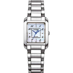 Citizen Elegance Γυναικείο Ρολόι Solar με Ασημί Μεταλλικό Μπρασελέ EW5600-87D