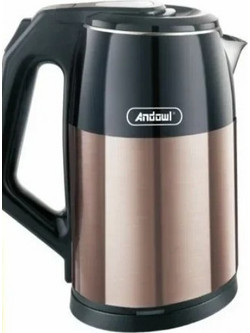 Andowl Q-RS200 Ανοξείδωτος Βραστήρας 2.3lt 1500W Χρυσός