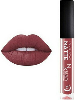 NX Beauty Professional Matte Longstay 102 Long Lasting Liquid Κραγιόν