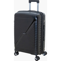 Bartuggi 725-30.60 Βαλίτσα Μεσαία 66x43x26cm με 4 Ρόδες Μαύρη