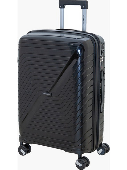 Bartuggi 725-30.60 Βαλίτσα Μεσαία 66x43x26cm με 4 Ρόδες Μαύρη