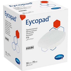 Hartmann Eycopad Οφθαλμικά Επιθέματα Λευκά 70x56mm 25τμχ