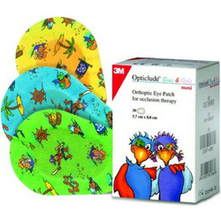 3M Opticlude Boys & Girls Οφθαλμικά Επιθέματα για Παιδιά Πολύχρωμα 82x57mm 20τμχ