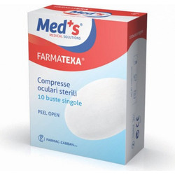 Med's Medical Solution Οφθαλμικά Επιθέματα Λευκά 10τμχ
