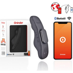 Oninder Manila Panty Vibrator Κλειτοριδικός Δονητής για Ζευγάρια με App Control 26cm Μαύρος