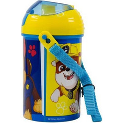 Stor Paw Patrol Pup Power Παιδικό Παγούρι Πλαστικό BPA Free Navy Μπλε Κίτρινο