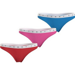 Tommy Hilfiger Βαμβακερά Γυναικεία String 3Pack UW0UW02521-0RZ