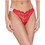 Guess Belle Γυναικείο Sexy String με Δαντέλα Κόκκινο O3RE08KBBT0-G587