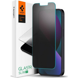 Spigen GLAS. TR Slim Privacy Tempered Glass (iPhone 13 / 13 Pro / 14)