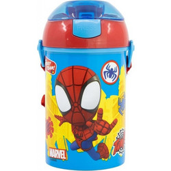 Stor Marvel Spidey Friends Παιδικό Παγούρι Πλαστικό BPA Free Μπλε 450ml