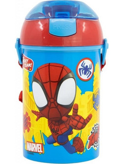 Stor Marvel Spidey Friends Παιδικό Παγούρι Πλαστικό BPA Free Μπλε 450ml