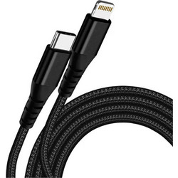 Jes IETUC-CL Braided USB-C to Lightning Cable 27W 1m Black 001041009