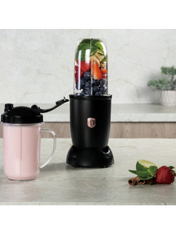 Berlinger Haus 18/10 Collection BH-9506 Μπλέντερ για Smoothie 500ml 400W Black Rose