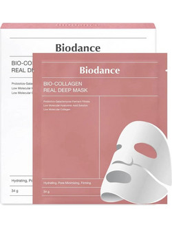 Biodance Bio-Collagen Real Sheet Μάσκα Προσώπου για Ενυδάτωση με Κολλαγόνο 4x34gr