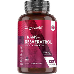 WeightWorld Trans-Resveratrol 550mg 120 Κάψουλες