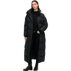 Superdry Γυναικείο Μπουφάν Χειμωνιάτικο Puffer Μακρύ Μαύρο W5011800A-02A