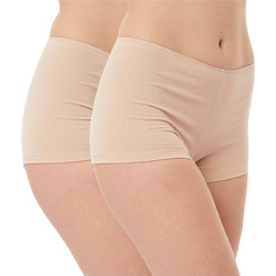 Minerva Γυναικεία Μποξεράκια Χωρίς Ραφές Μπεζ 2Pack 90-81357-003