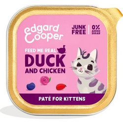 Edgard & Cooper Feed Me Real Kitten with Duck & Chicken 85gr