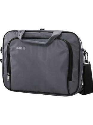 Subblim SUB-LB-1OLB031 Αδιάβροχη Τσάντα Laptop Ώμου 14" Grey