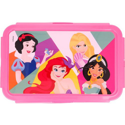 Stor Disney Princess Πλαστικό Παιδικό Δοχείο Φαγητού Ροζ 1.19lt