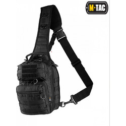 M-Tac Hexagon Ανδρική Τσάντα Στήθους Μαύρη GB0306