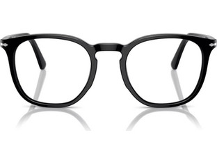 Persol PO3318V 95 Ανδρικός Σκελετός Γυαλιών Οράσεως Κοκάλινος Μαύρος