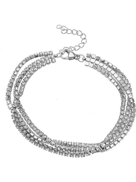 Bag to Bag Γυναικείο Βραχιόλι Ριβιέρα MN4324-38-SILVER