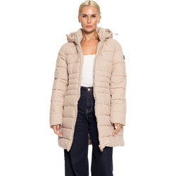 Splendid Γυναικείο Μπουφάν Χειμωνιάτικο Puffer Μακρύ Nude 52-101-036