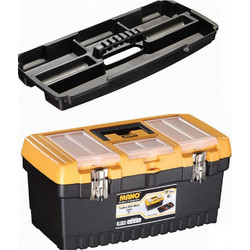 Mano Master 45735019 Βαλίτσα Εργαλείων Πλαστική με Ταμπακιέρα Αδιάβροχη Μ48.6xΠ26.7xΥ24.2cm
