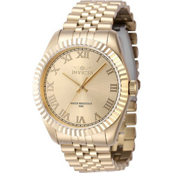 Invicta Specialty Ανδρικό Ρολόι με Χρυσό Μεταλλικό Μπρασελέ 47406