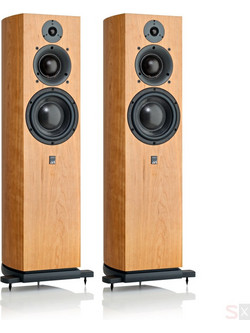 ATC SCM40 Ζεύγος Ηχείων Hi-Fi Δαπέδου 300W 2 Δρόμων Cherry