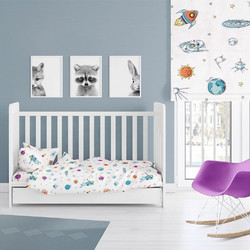 Dimcol Space 188 Βρεφικό Πάπλωμα Κούνιας 160x120cm Λευκό