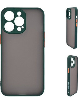 Sonique Color Button Bumper Dark Green (iPhone 13 Pro)