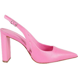 Schutz Γόβες Slingback Δερμάτινες με Χοντρό Ψηλό Τακούνι Ροζ S2182400020004