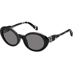 Marc Jacobs MARC792FS WR7IR Γυναικεία Γυαλιά Ηλίου Οβάλ Κοκάλινα Μαύρα με Μαύρο Φακό